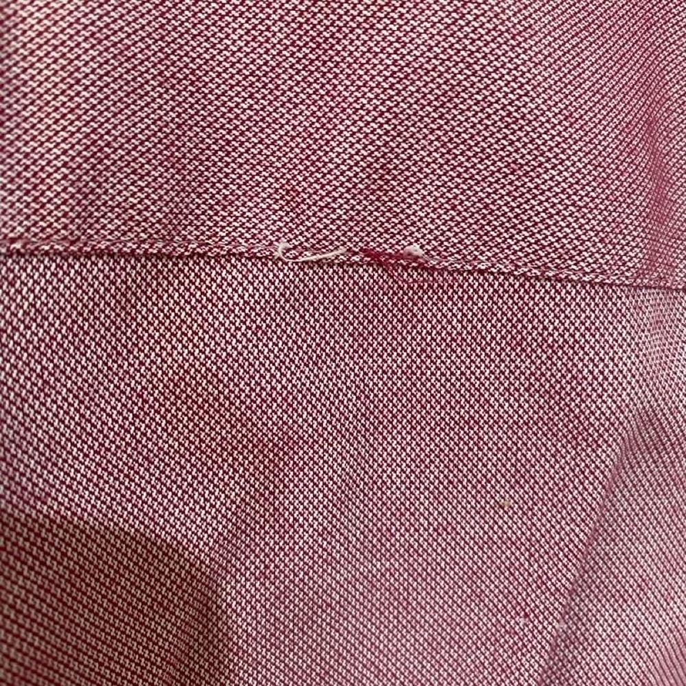 Craft+Flow pink & red checkered button-up shirt size Medium 10-12 - Picture 5 of 6